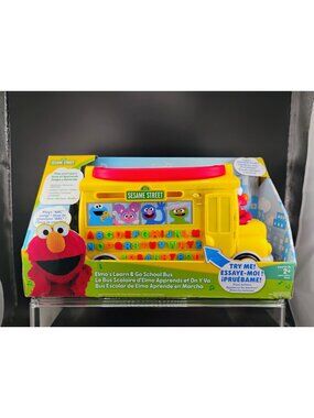 Sesame Street Elmos Learn & Go School Bus Educational Toy